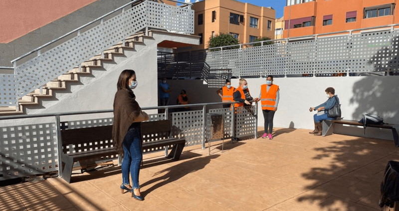 Las obras se ejecutan con una financiación de 195.000 euros de la Consejería de Empleo y Desarrollo Local del Cabildo / TA